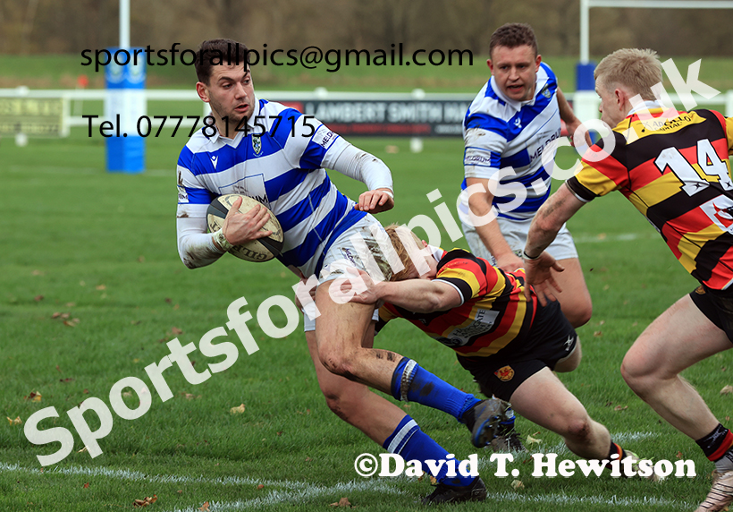 Tynedale v Harrogate, Tynedale Park, Corbridge.   Photo: David T. Hewitson/Sports for All Pics